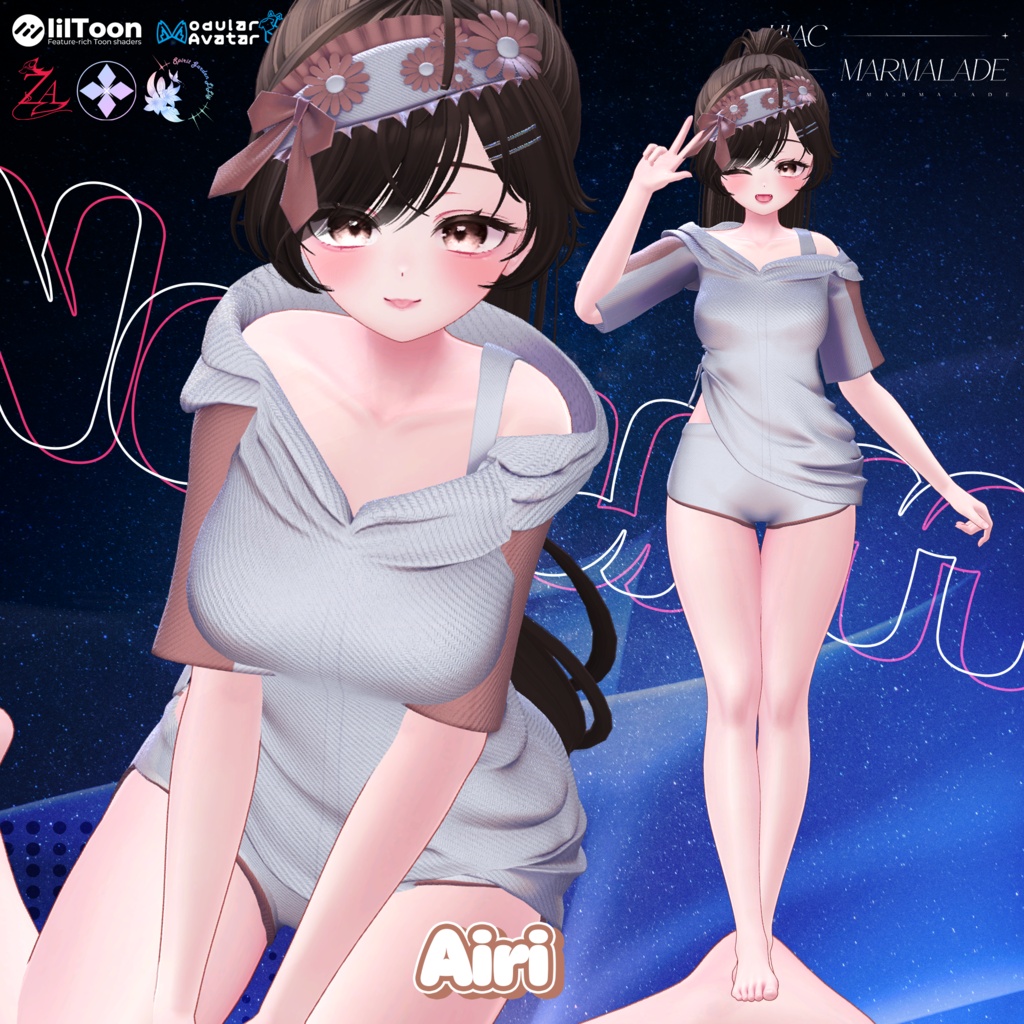 💤 007 : Narumii 💤『 VRC Clothes / VRC 衣装 』