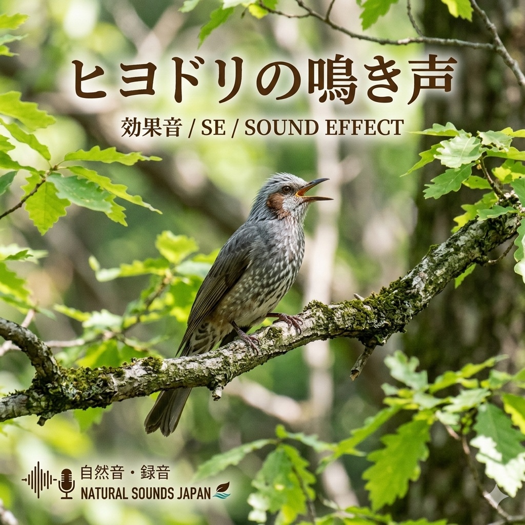 ヒヨドリの鳴き声（ピーヨ）/ 自然音・環境音の効果音素材