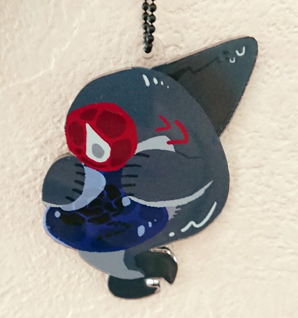 【頒布終了】断首魚・夢貪る濁流キーホルダー