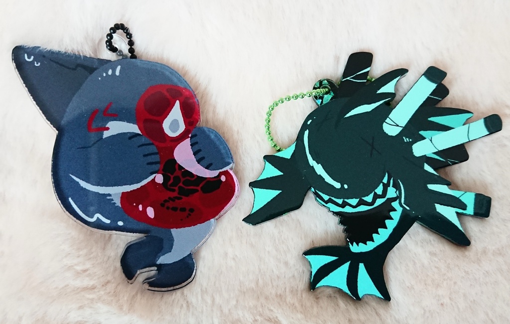 【頒布終了】断首魚・夢貪る濁流キーホルダー