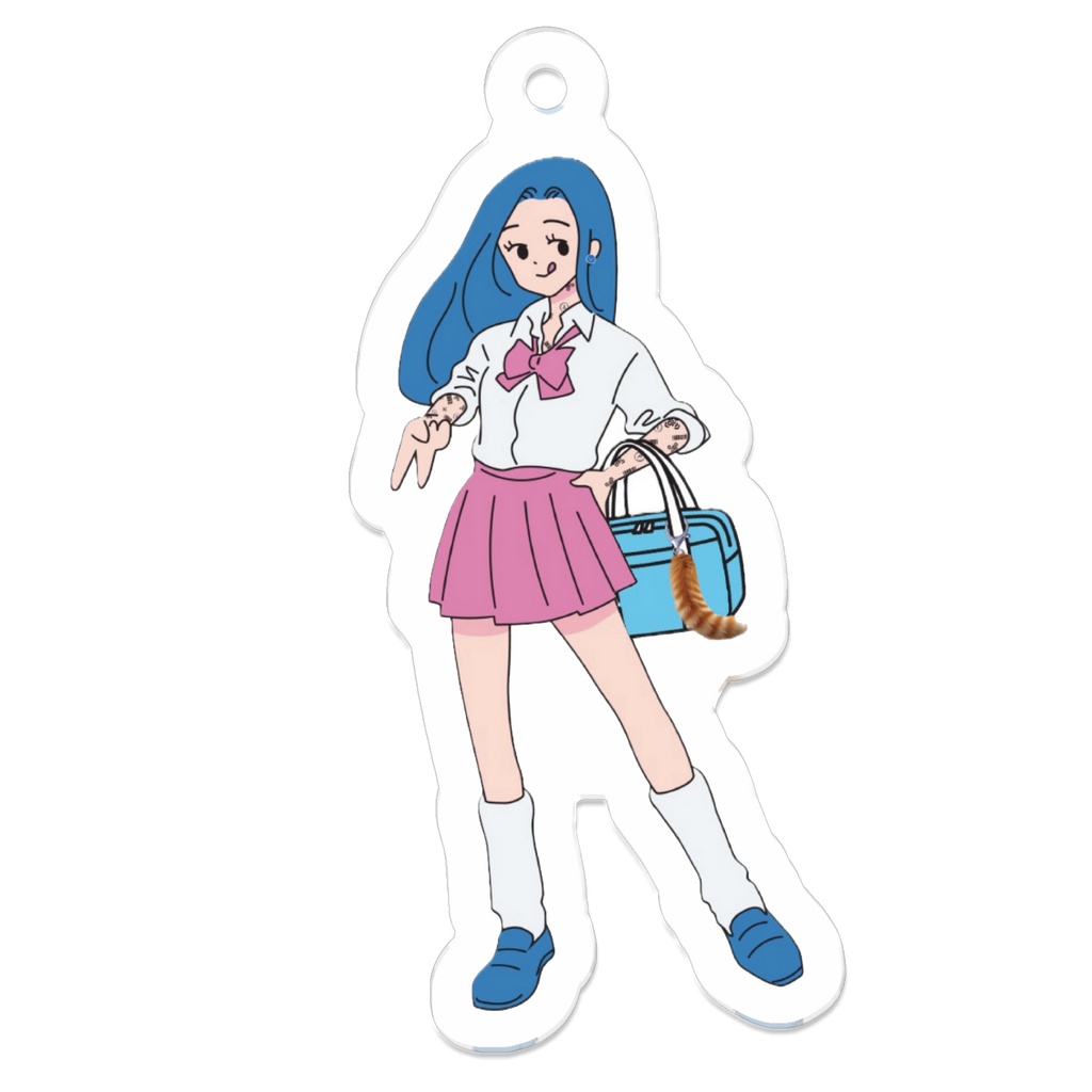 ギャル百々目鬼　アクリルキーホルダー