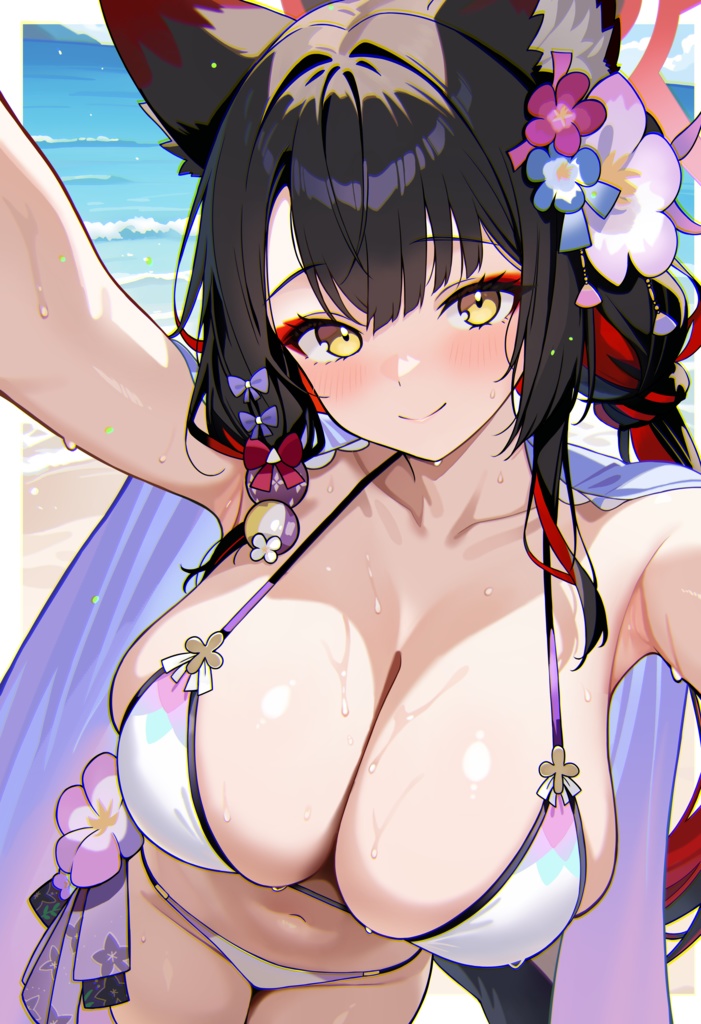 【ブルーアーカイブ -Blue Archive-】ワカモ（水着）　B2タペストリー