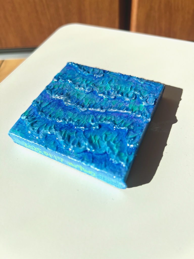 てのひらになみおと『ブルーベリー色』