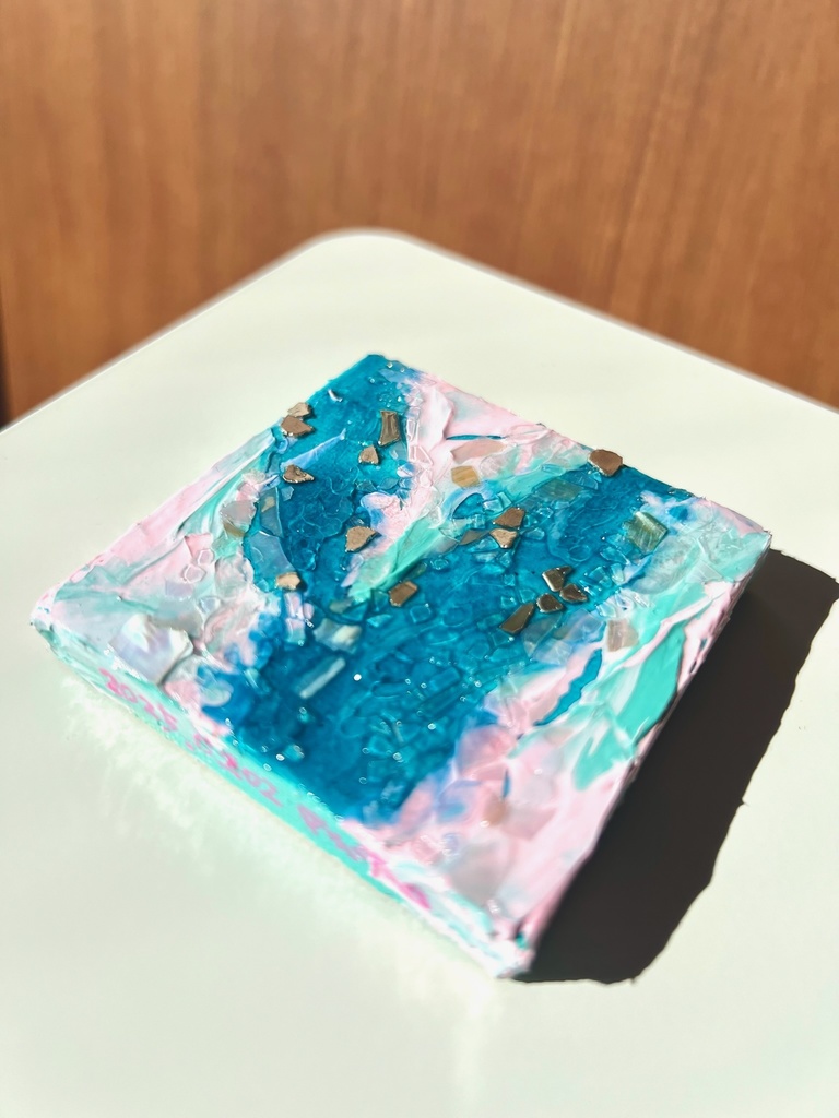 てのひらになみおと『<流氷>ベビーピンク』