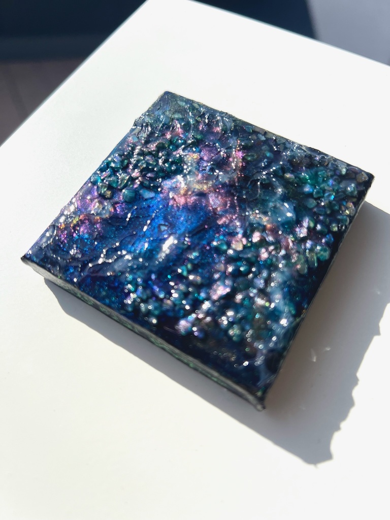 てのひらになみおと『<星夜>ピーコックグリーン』