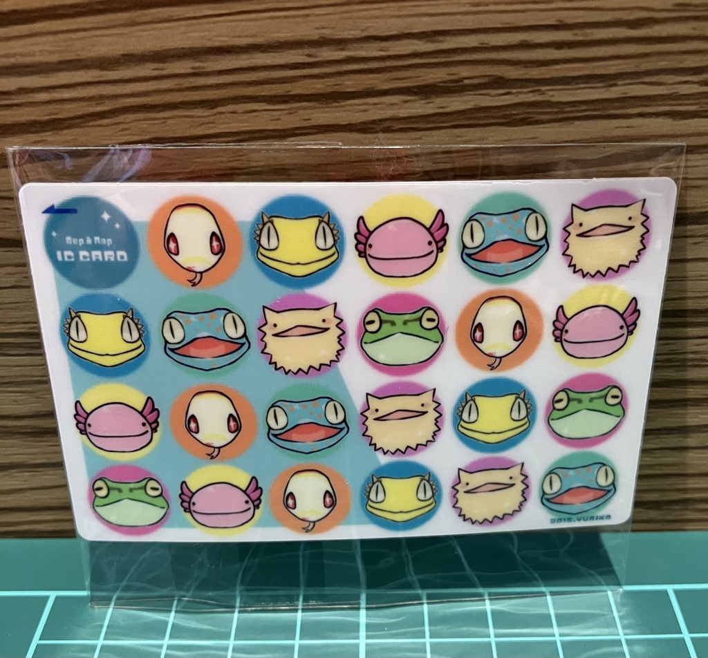 レプタイルズ　ICカードステッカー