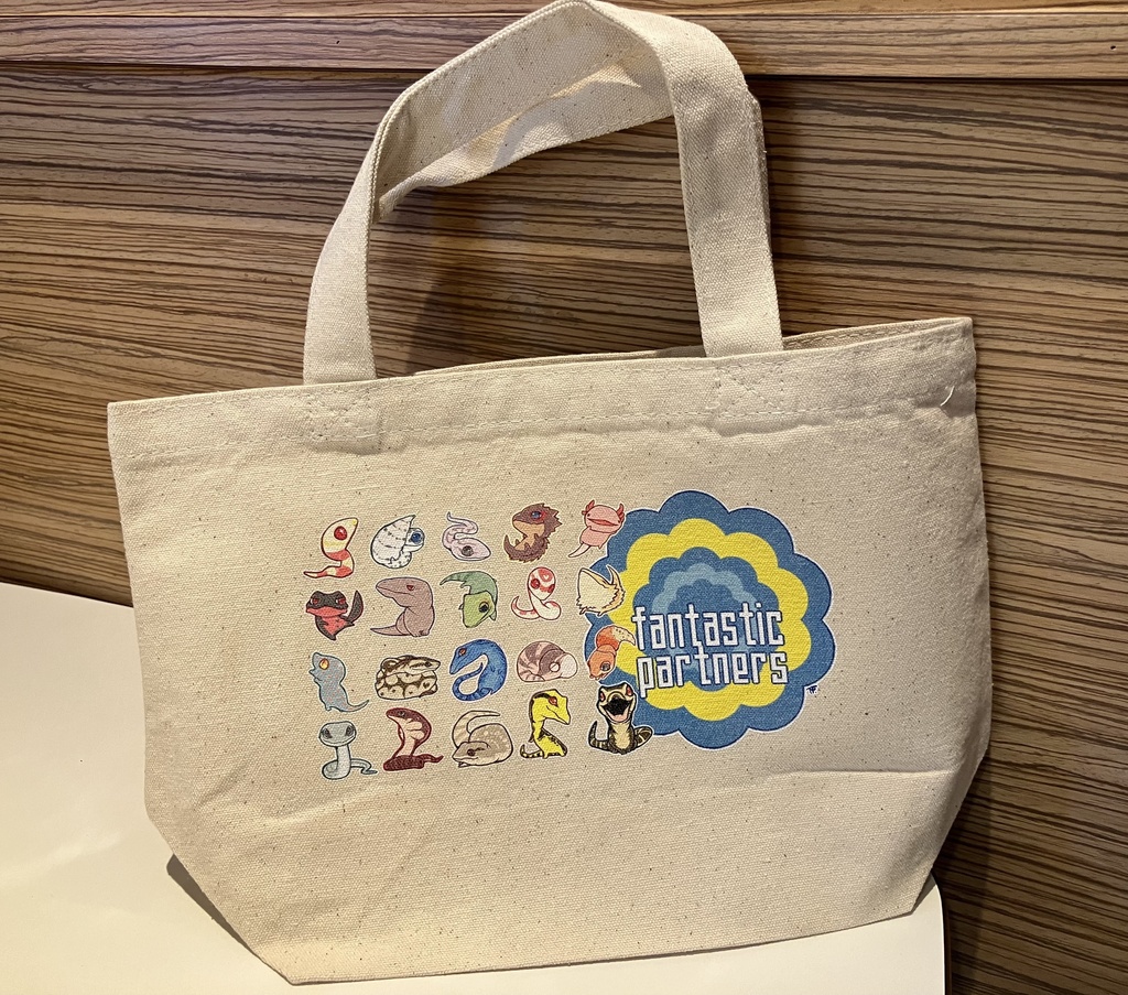 レプタイルズランチトートバッグ