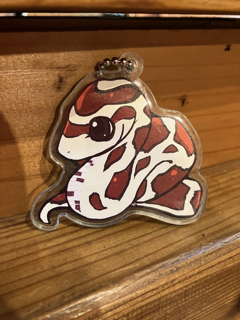 コーンスネーク（ノーマル）アクリルキーホルダー