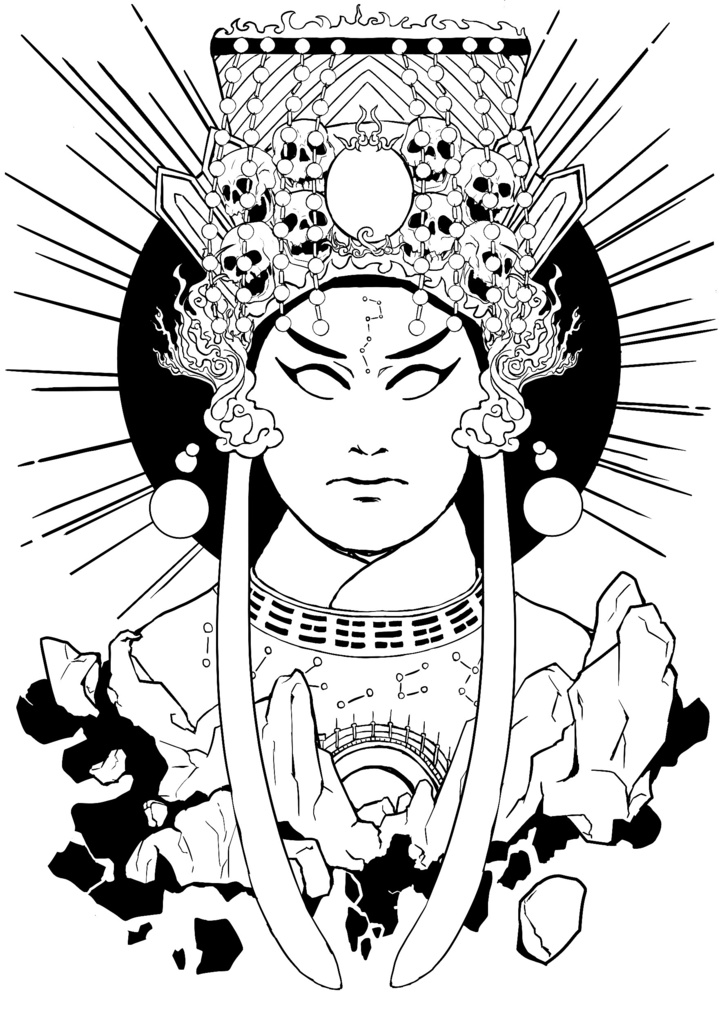 創作京劇風Tシャツ〜九泉王