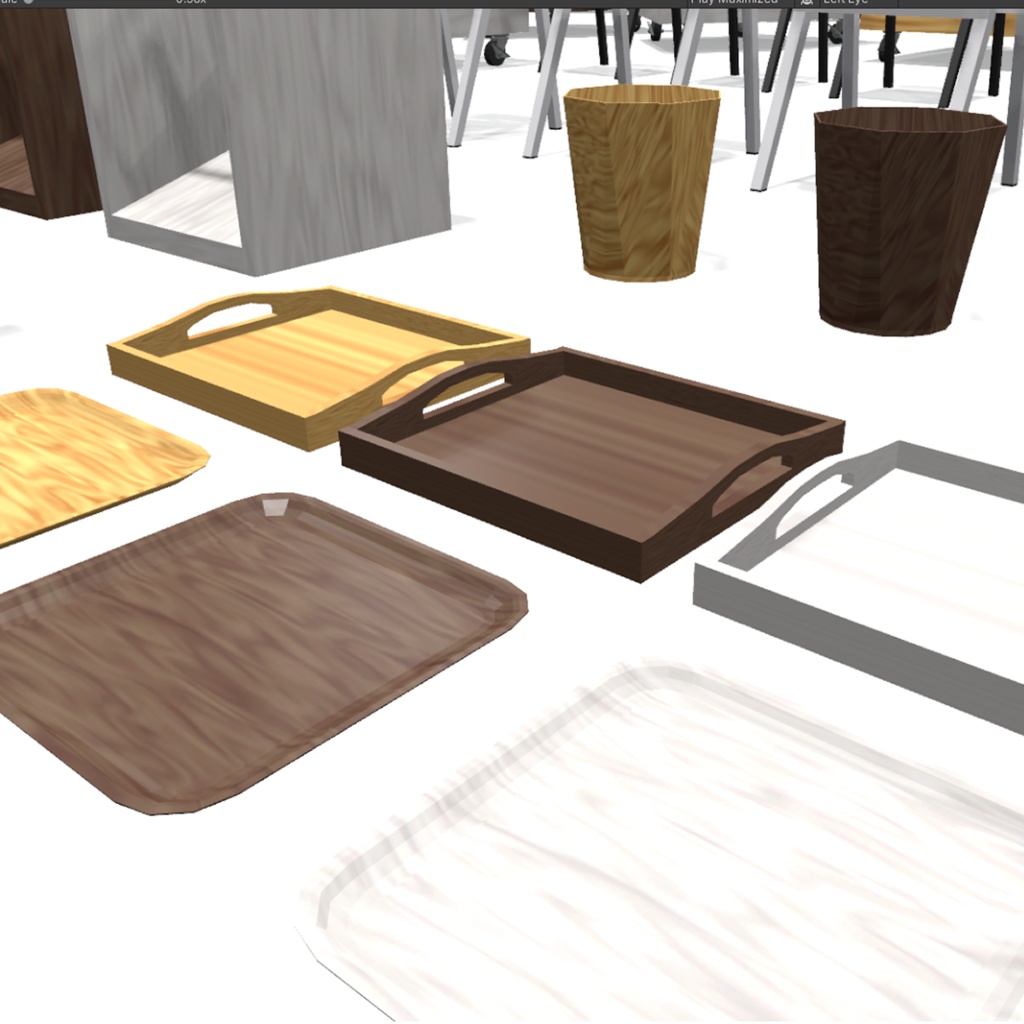 パン屋用具セット -フロア編-【3Dモデル】