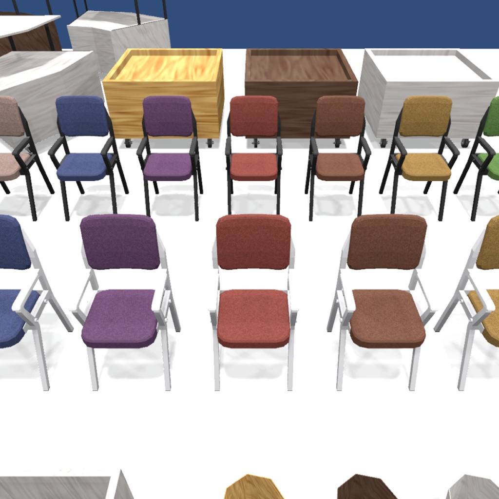 パン屋用具セット -フロア編-【3Dモデル】