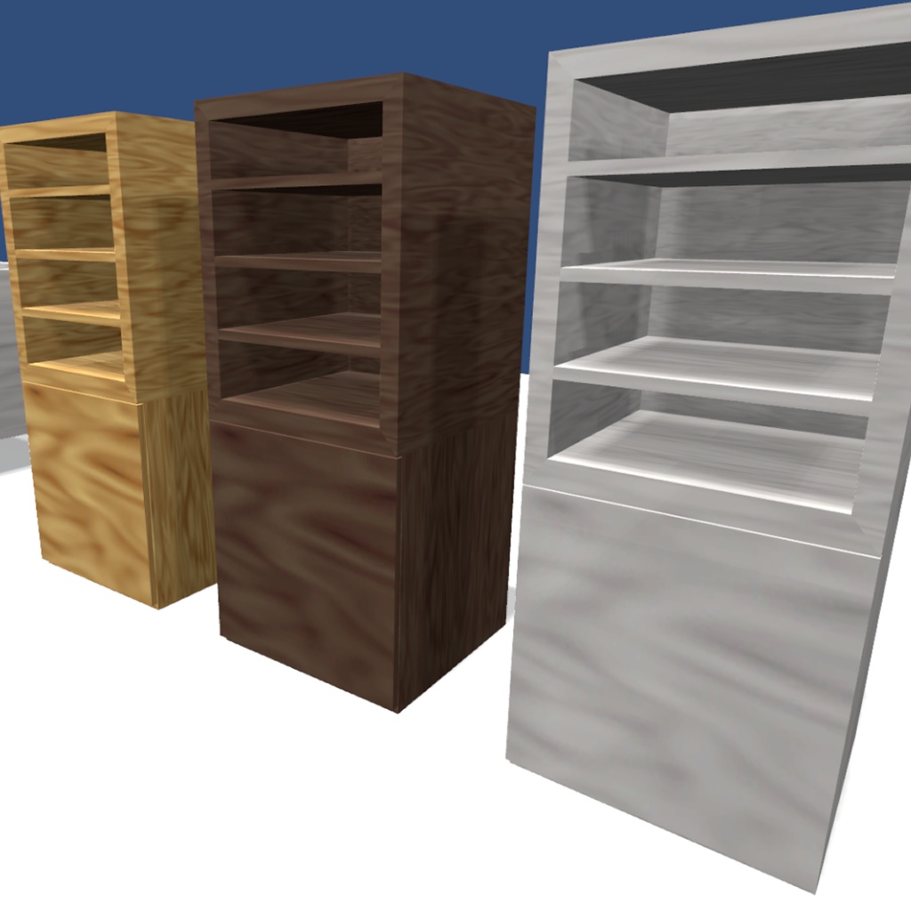 パン屋用具セット -フロア編-【3Dモデル】