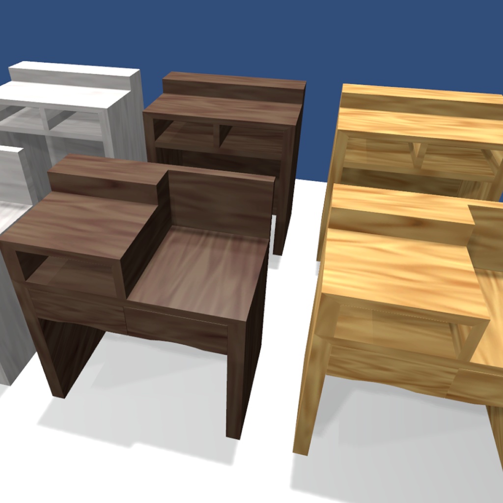 パン屋用具セット -フロア編-【3Dモデル】