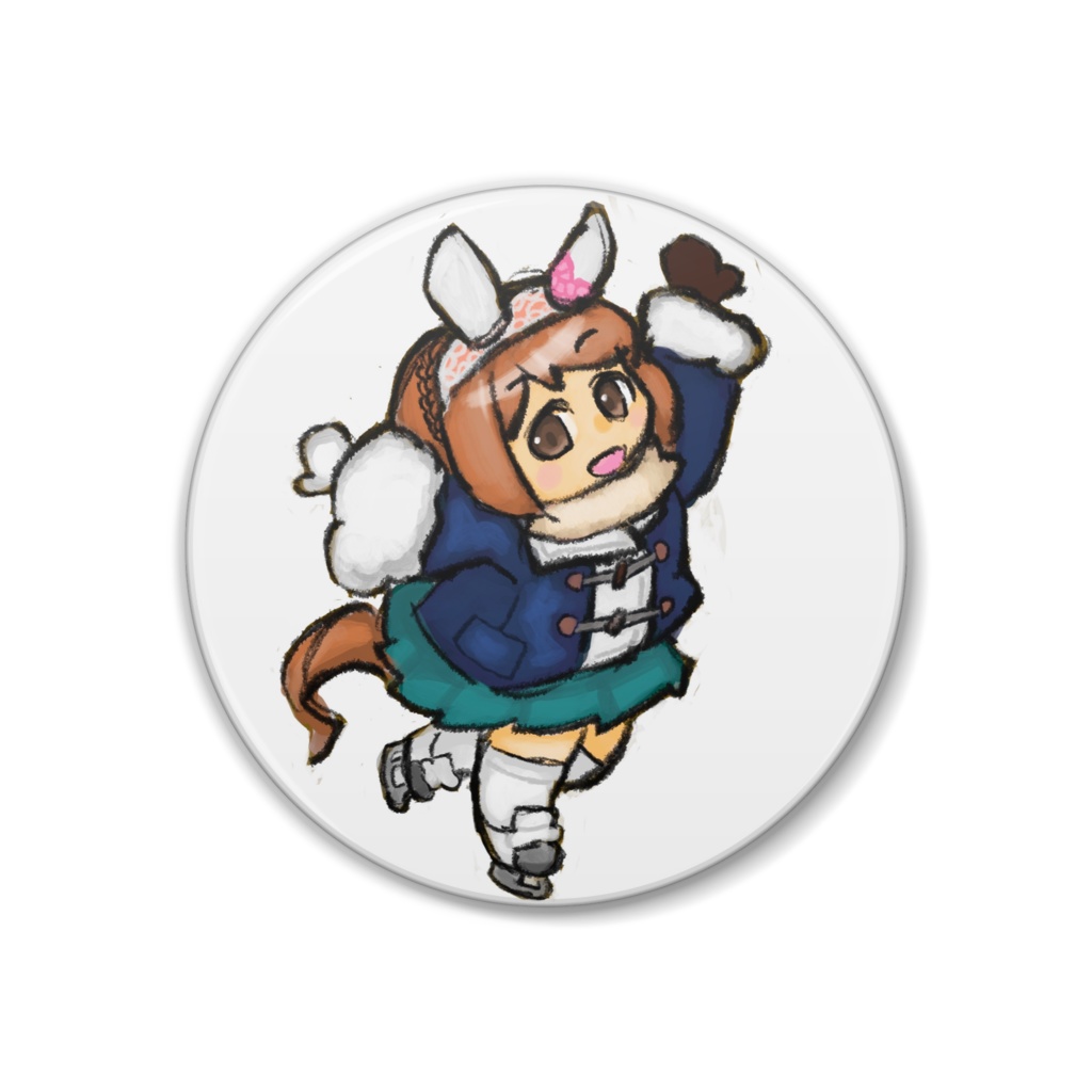 ユキノビジン缶バッジ