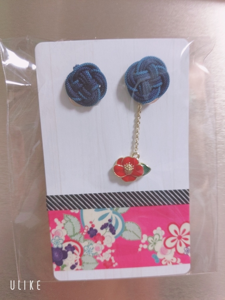 組紐イヤリング[嘴平伊之助]