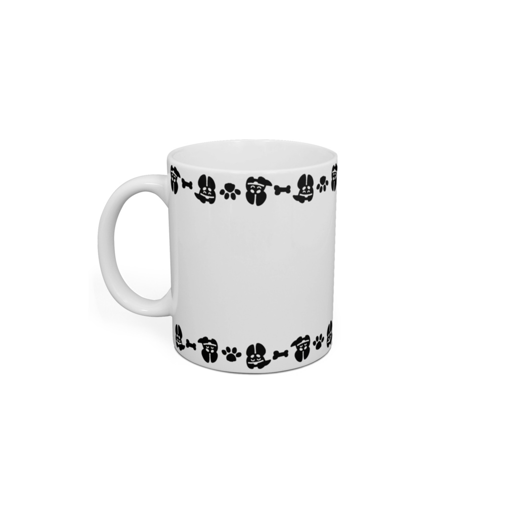 まったり黒シバくんマグカップ