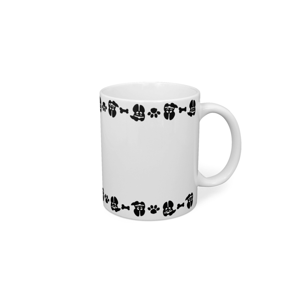 まったり黒シバくんマグカップ