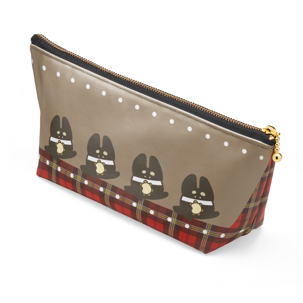 ごきげん♪ルンルン黒シバくんポーチ