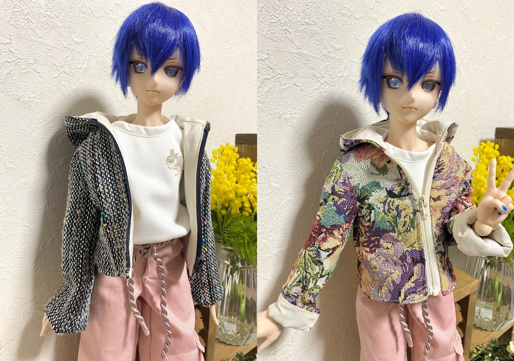 春のパーカー
