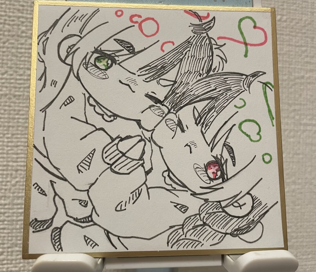 原画『ウル✧ルラ』(豆色紙)