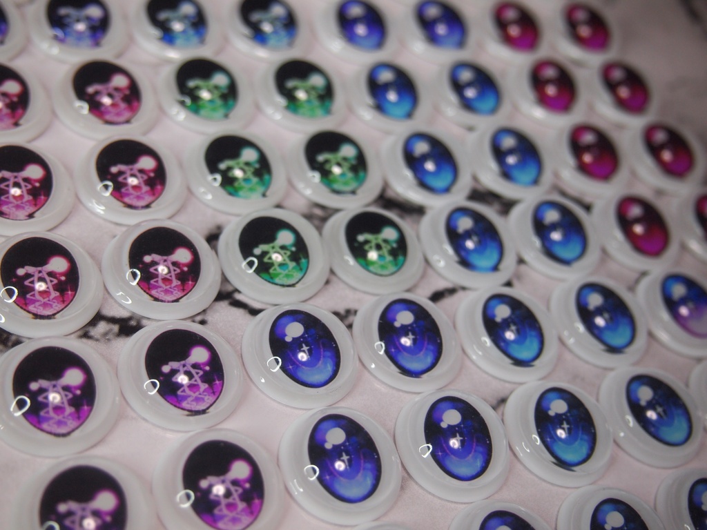 追視 カボションアイ 20〜22mm相当 しゅがみるアイ