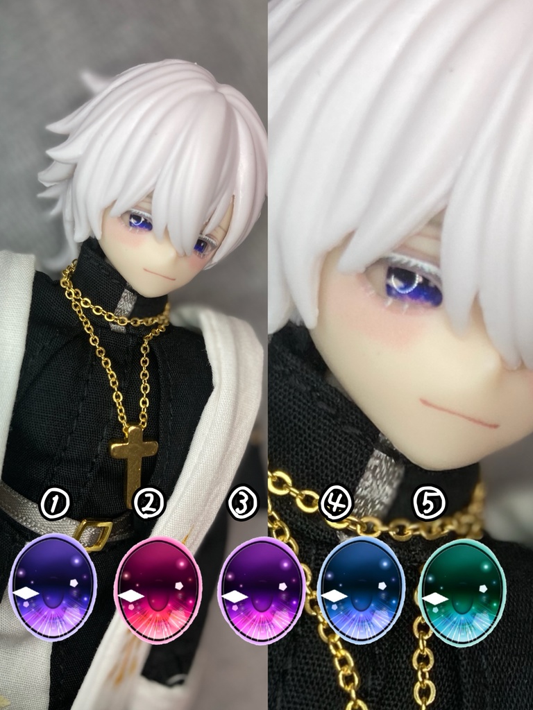 【パール】シチリア用 6mm レジンアイ【カクテルアイ】