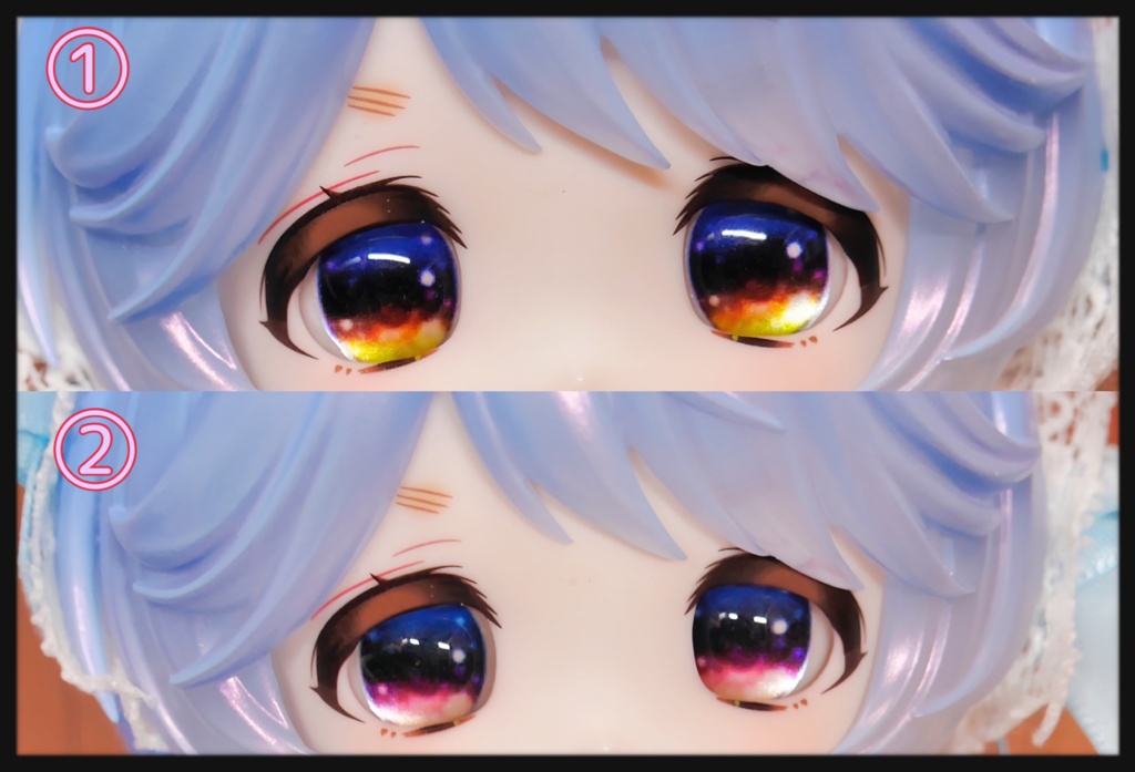 【パール】12mm レジンアイ ボニーバニー6向け【シエル】