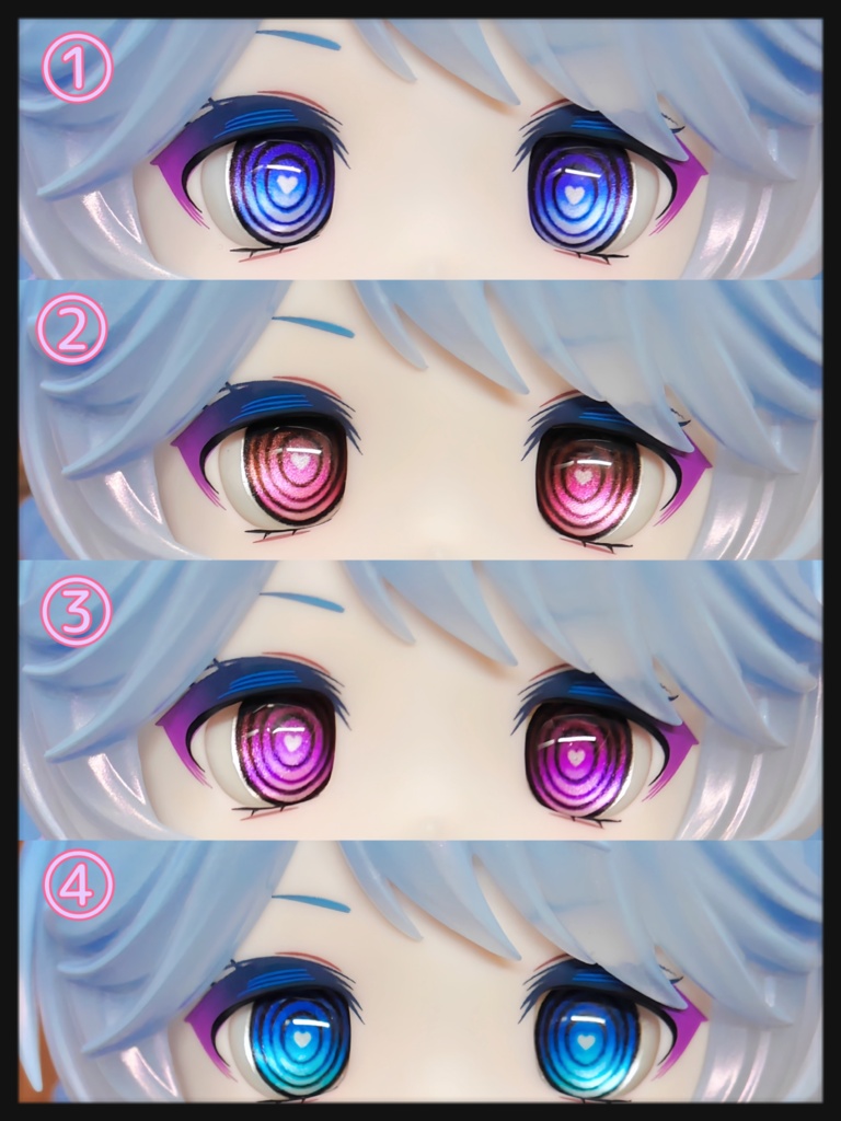 【パール】12mm レジンアイ ボニーバニー6向け【病みぐるⅡ】