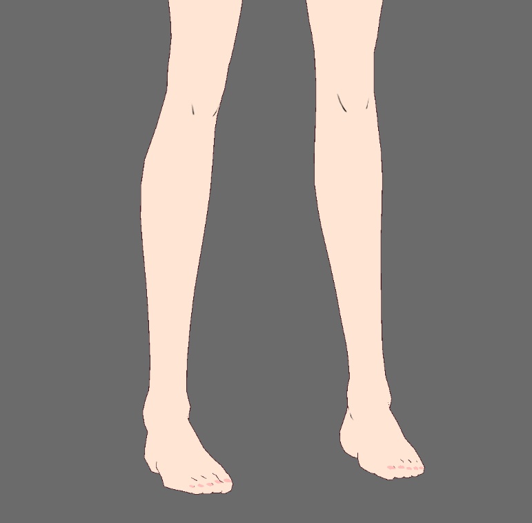 【無料あり】VRoid向け アニメ風肌テクスチャ(顔&体)