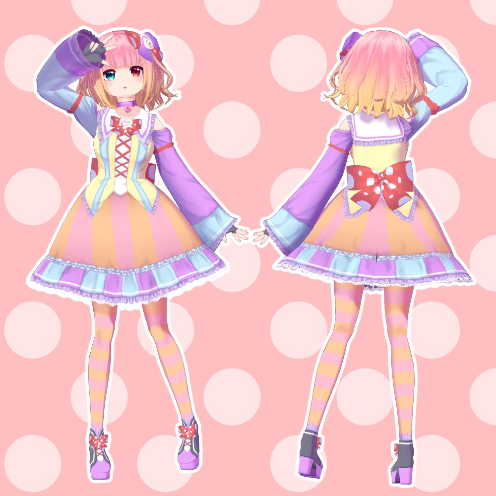 【VRoid製VRChatアバター】姫乃子