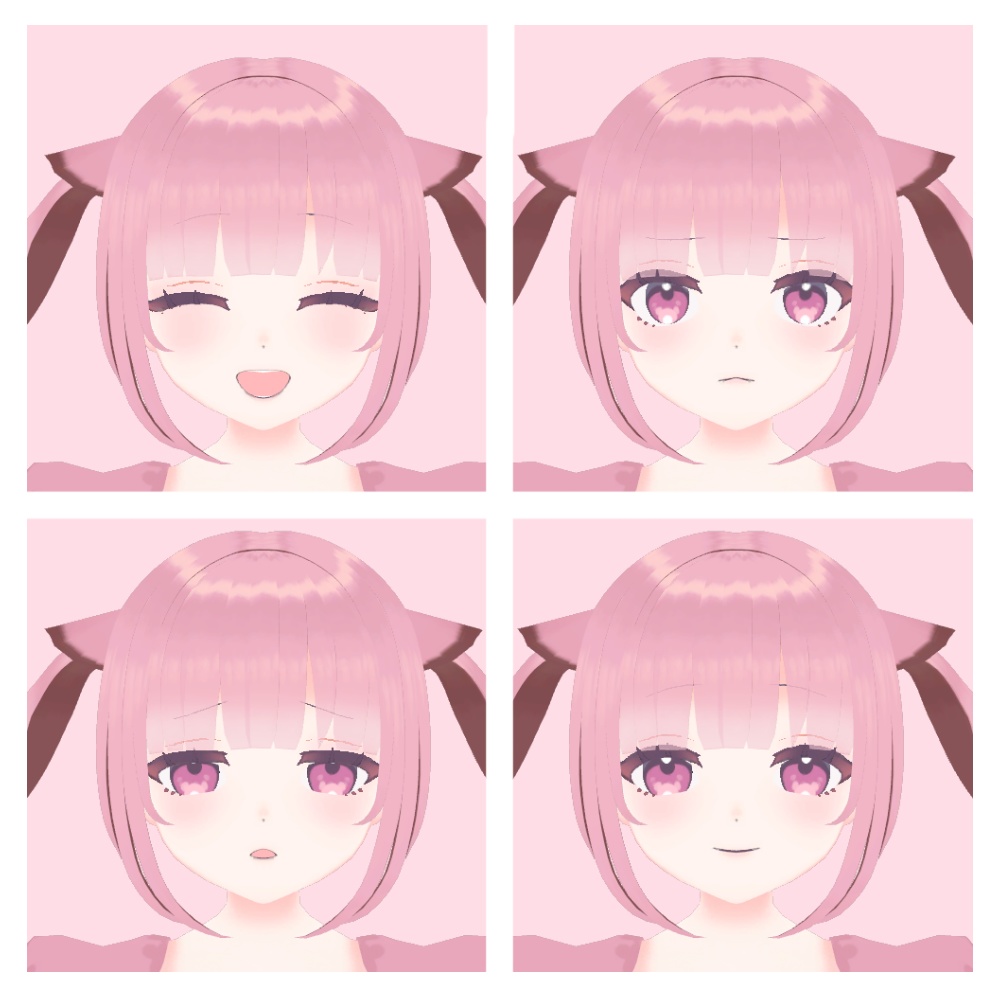 【VRChat想定アバター】苺 千代子(いちご ちよこ)