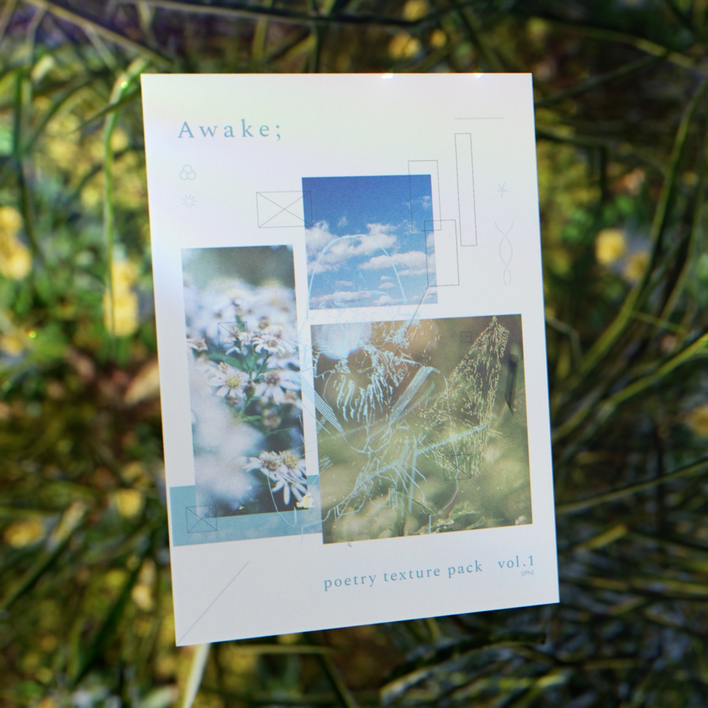 Awake; poetry texture pack vol.1(JPN)