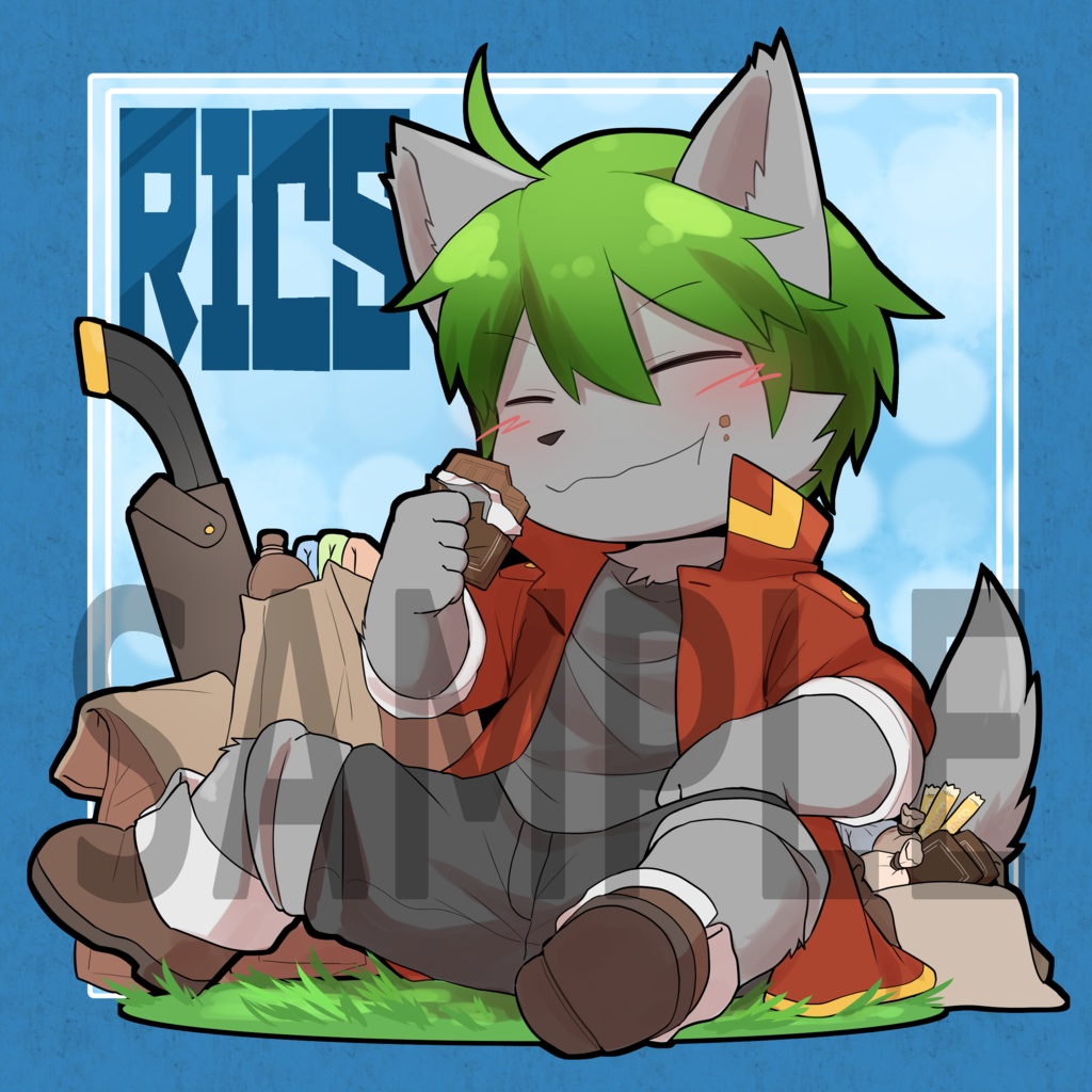 うちの子コースター ver.もぐもぐリクス