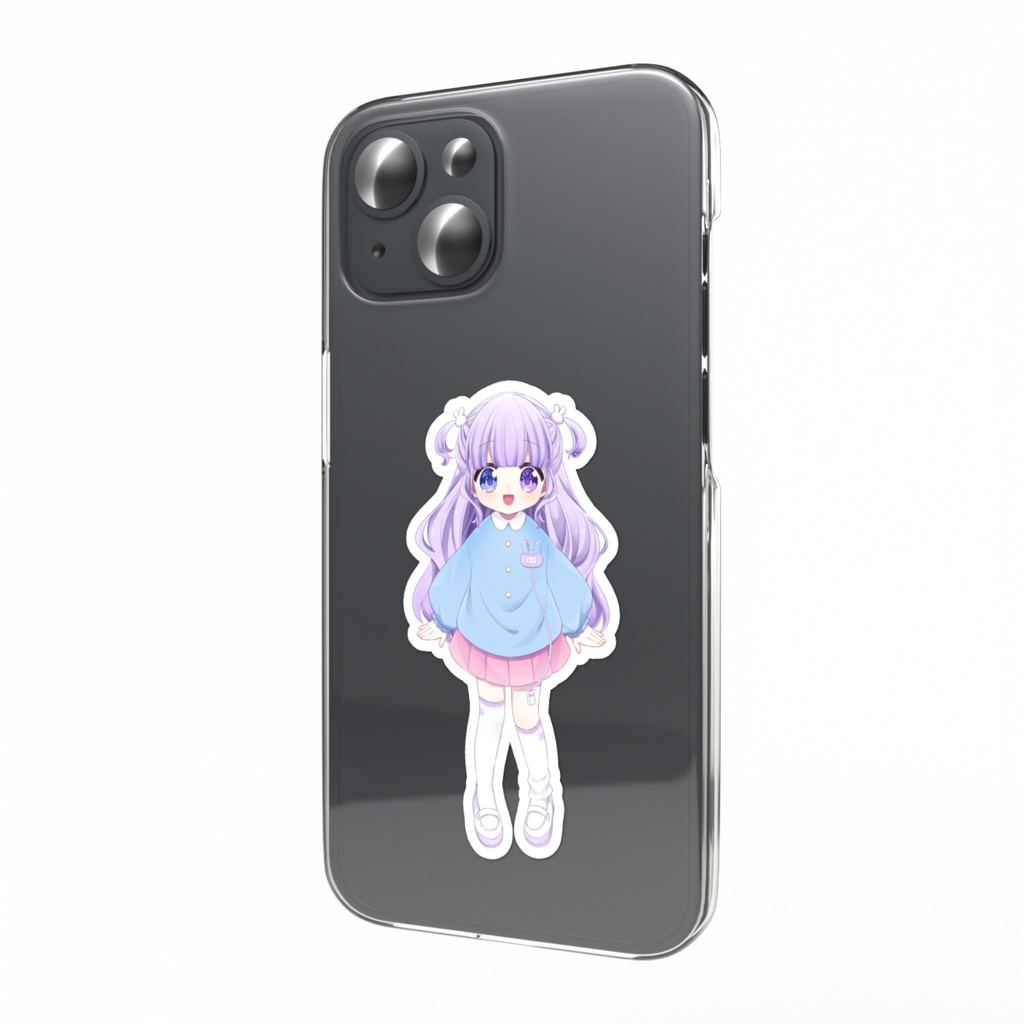 夜月らびのスマホステッカー