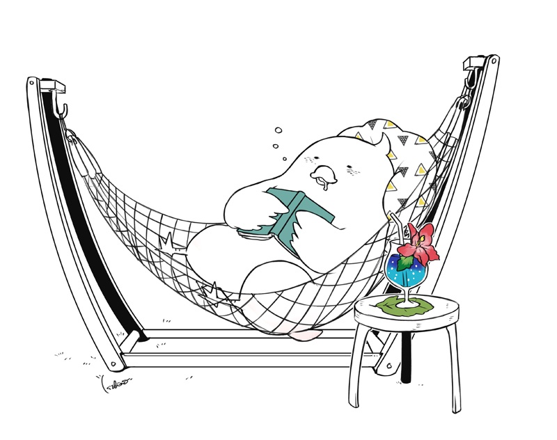 とりかごTシャツ(お昼寝のっぺ)