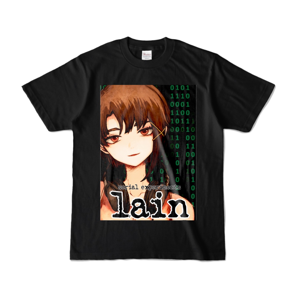 lainフェイスアップTシャツ