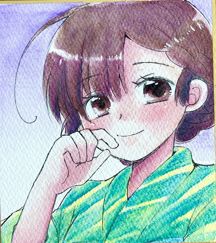色紙（夫婦は前世から／菜月）