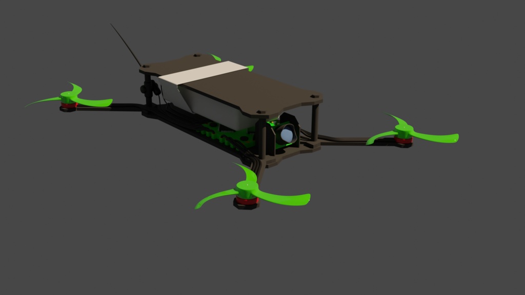 FPVドローン・Blendファイル