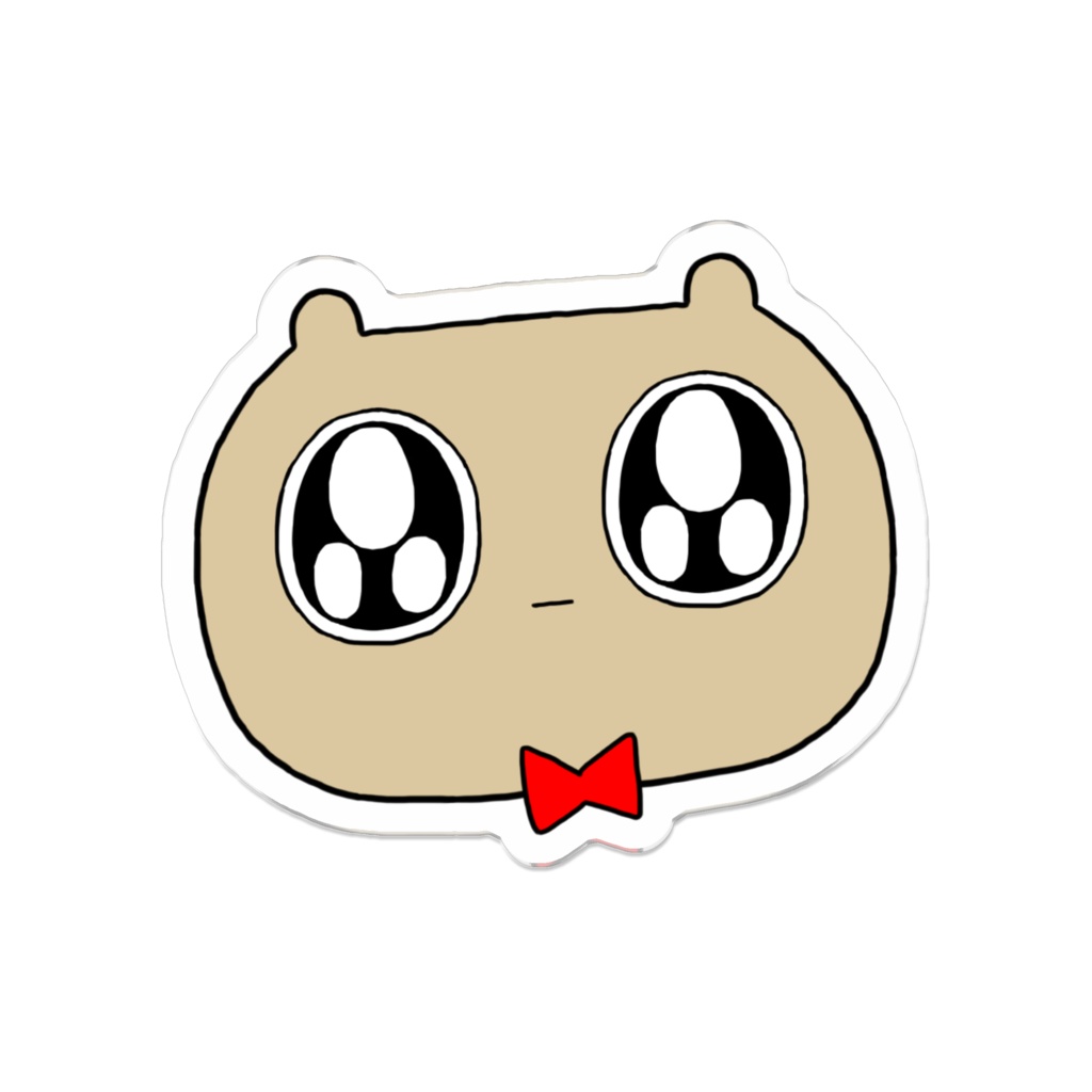 弟クマ-アクリルバッジ