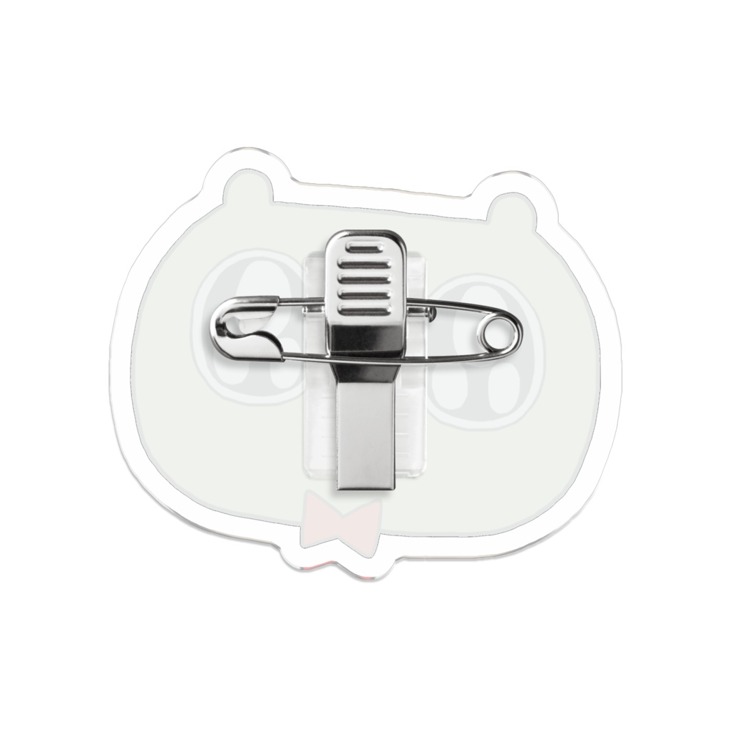 弟クマ-アクリルバッジ