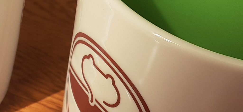 デボス加工マグカップ(debossed mug)