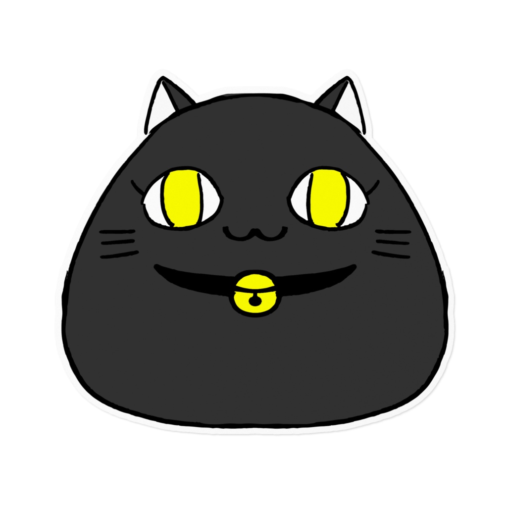 スズヱさん(猫の姿)ステッカー