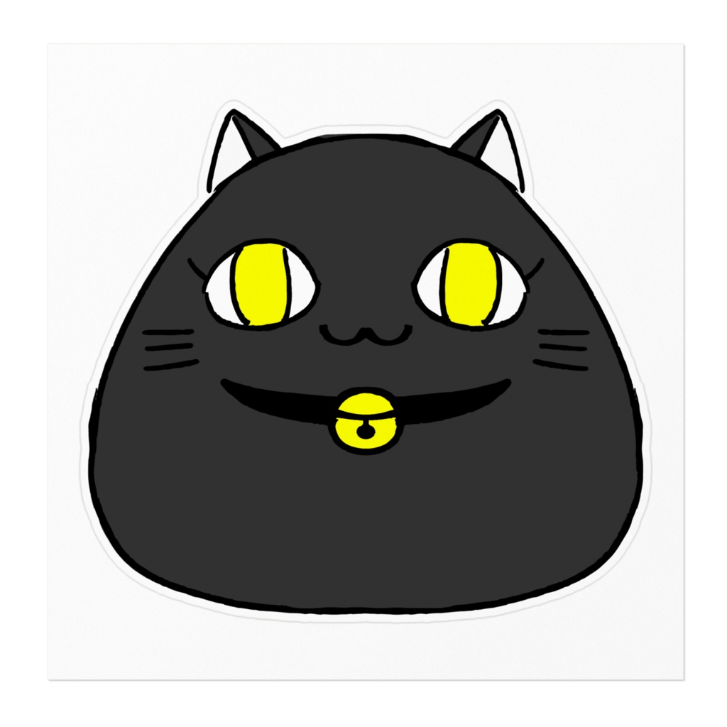 スズヱさん(猫の姿)ステッカー