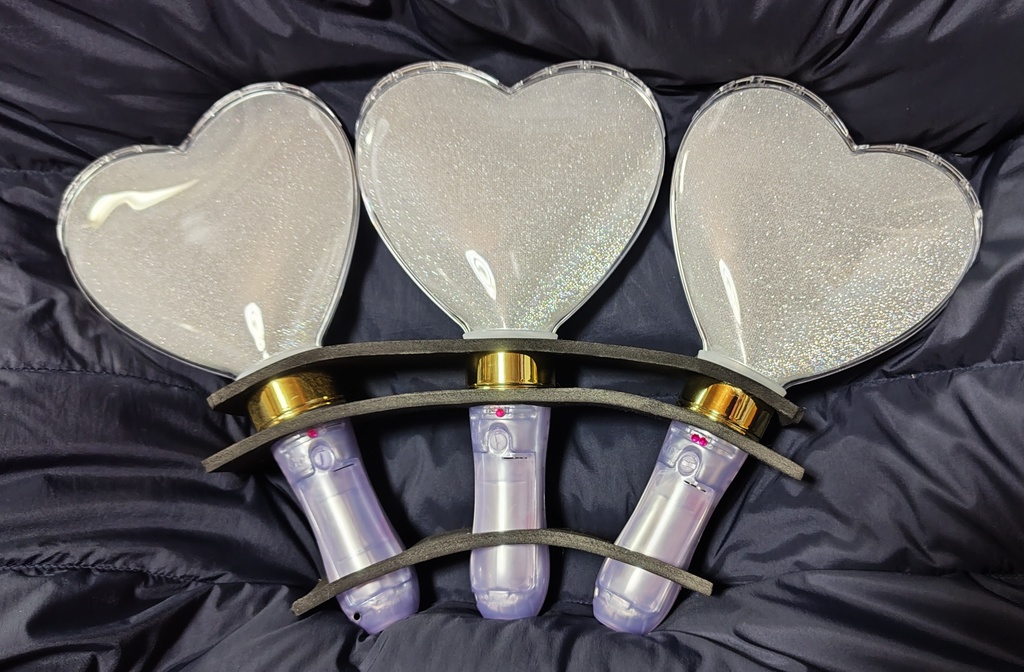 ハートペンライト連結ホルダー(12cm)