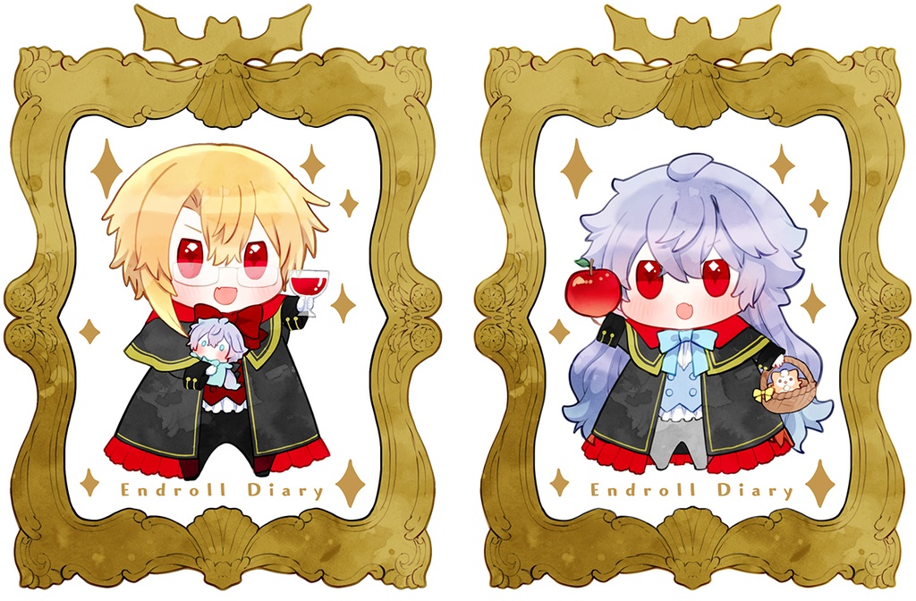 兄弟（赤瞳ver）絵画風アクリルスタンド