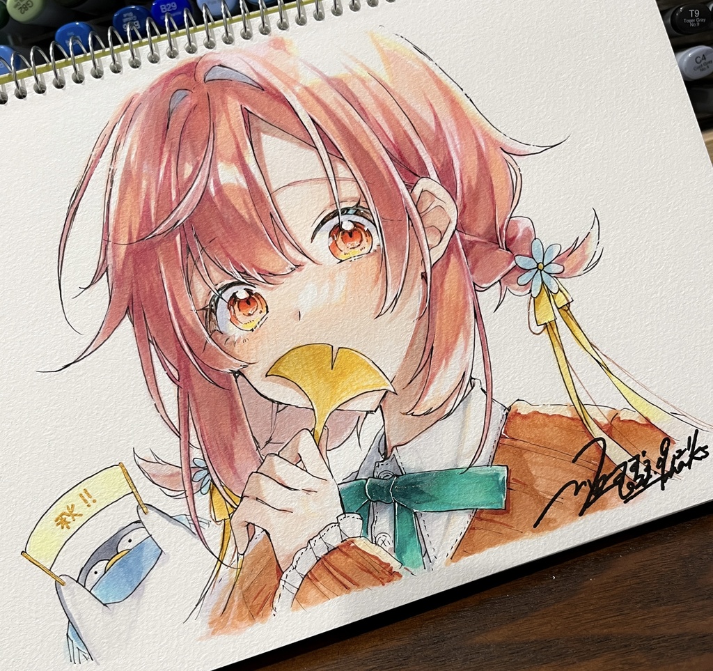 スケッチブック原画　秋