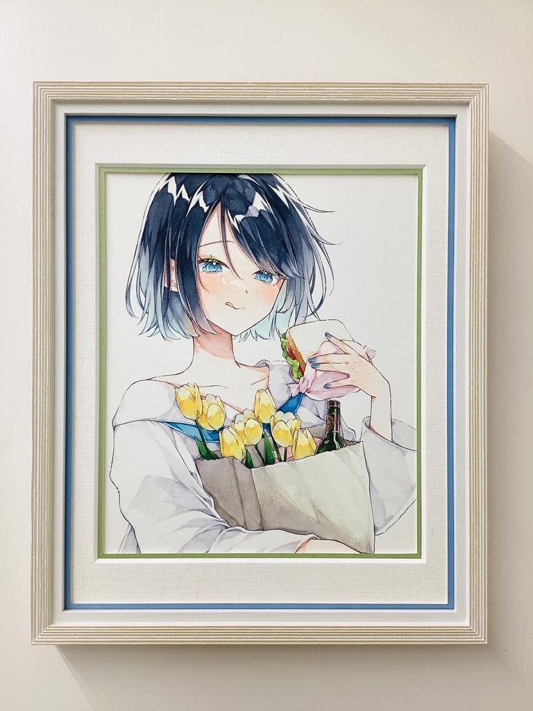 額装原画「パン」