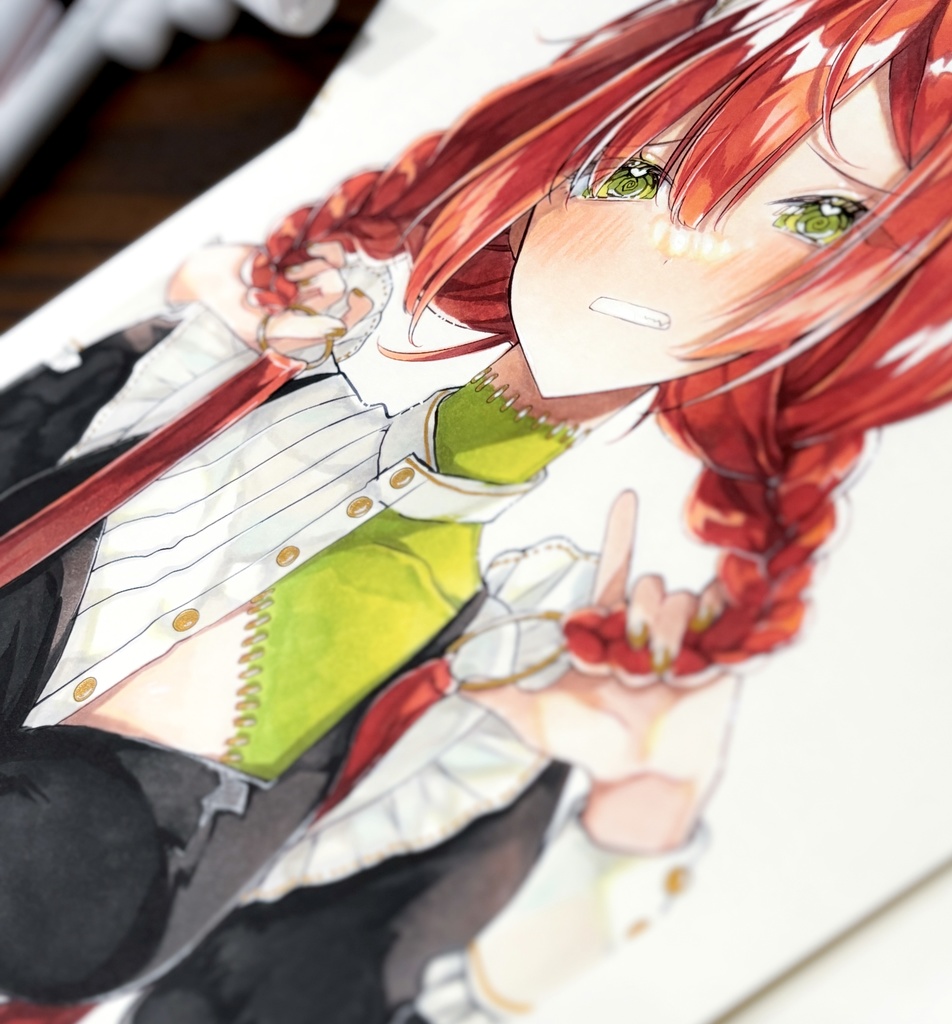 額装原画「ツギハギメイド」