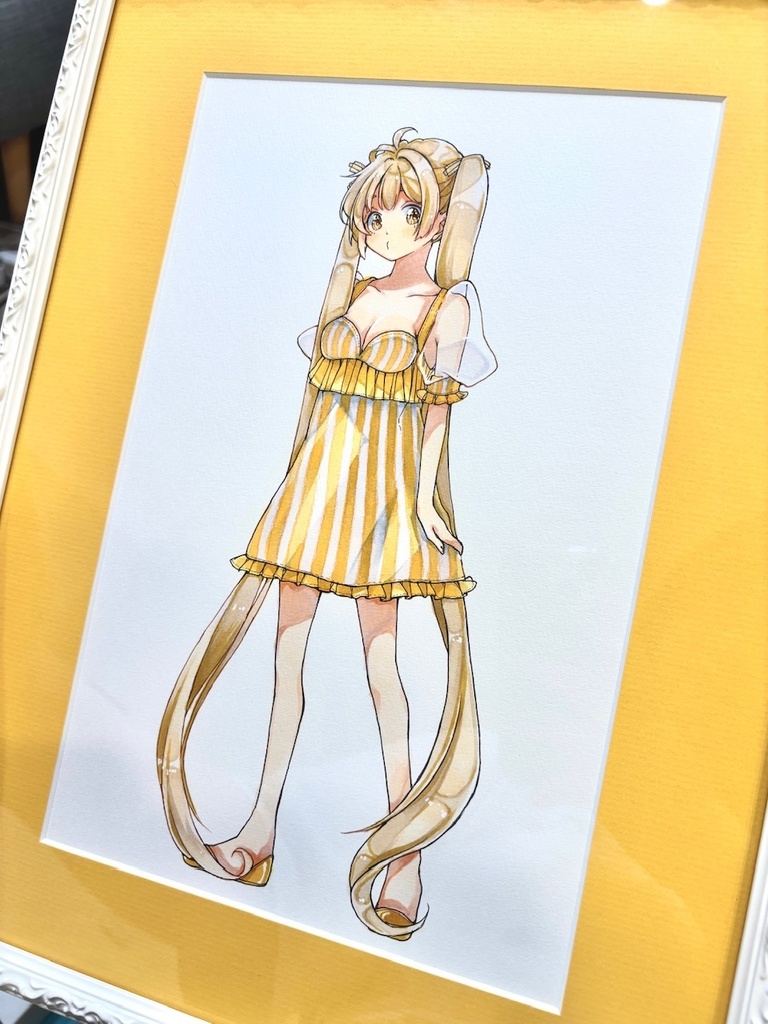 額装原画「パスタ」