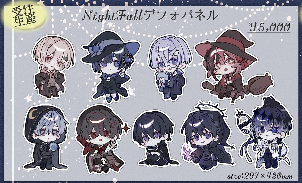 Night Fall -Magic Academy- デフォパネル